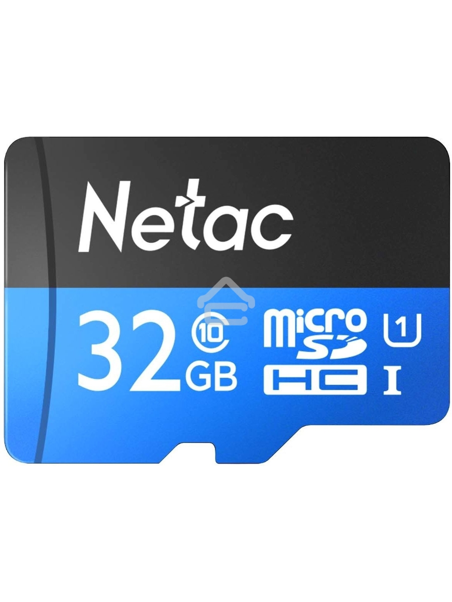 Флеш карта microSDHC 32GB Netac P500 <NT02P500STN-032G-R> (с SD адаптером) 80MB/s
