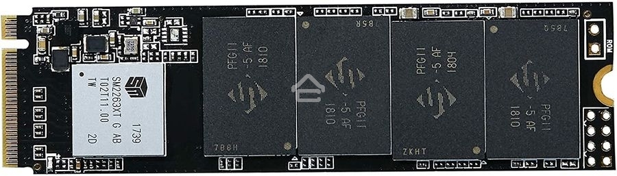 Накопитель SSD KingSpec NE-256, 256Gb, M.2 2280, PCIe 3.0 x4, NVMe, R/W 2000/1300