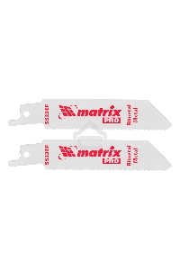 Полотна по металлу для сабельной пилы S522EF 75 / 1,4 мм, Bimetal, 2 шт., PRO Matrix