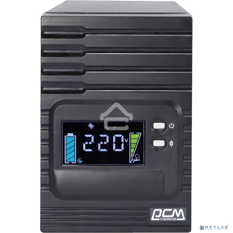 Источник бесперебойного питания Powercom Smart King Pro+ SPT-2000-II LCD 1600Вт 2000ВА черный