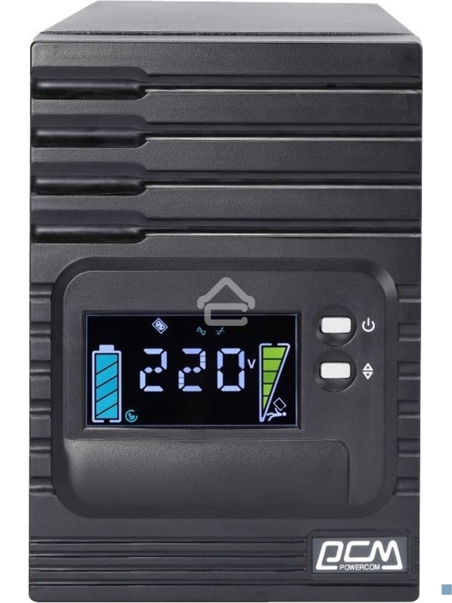 Источник бесперебойного питания Powercom Smart King Pro+ SPT-2000-II LCD 1600Вт 2000ВА черный