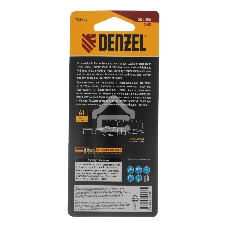 Сверло ступенчатое Denzel 4-5-6-7-8-9-10-11-12 мм, Р6М5, 6-гр. хвостовик 723602