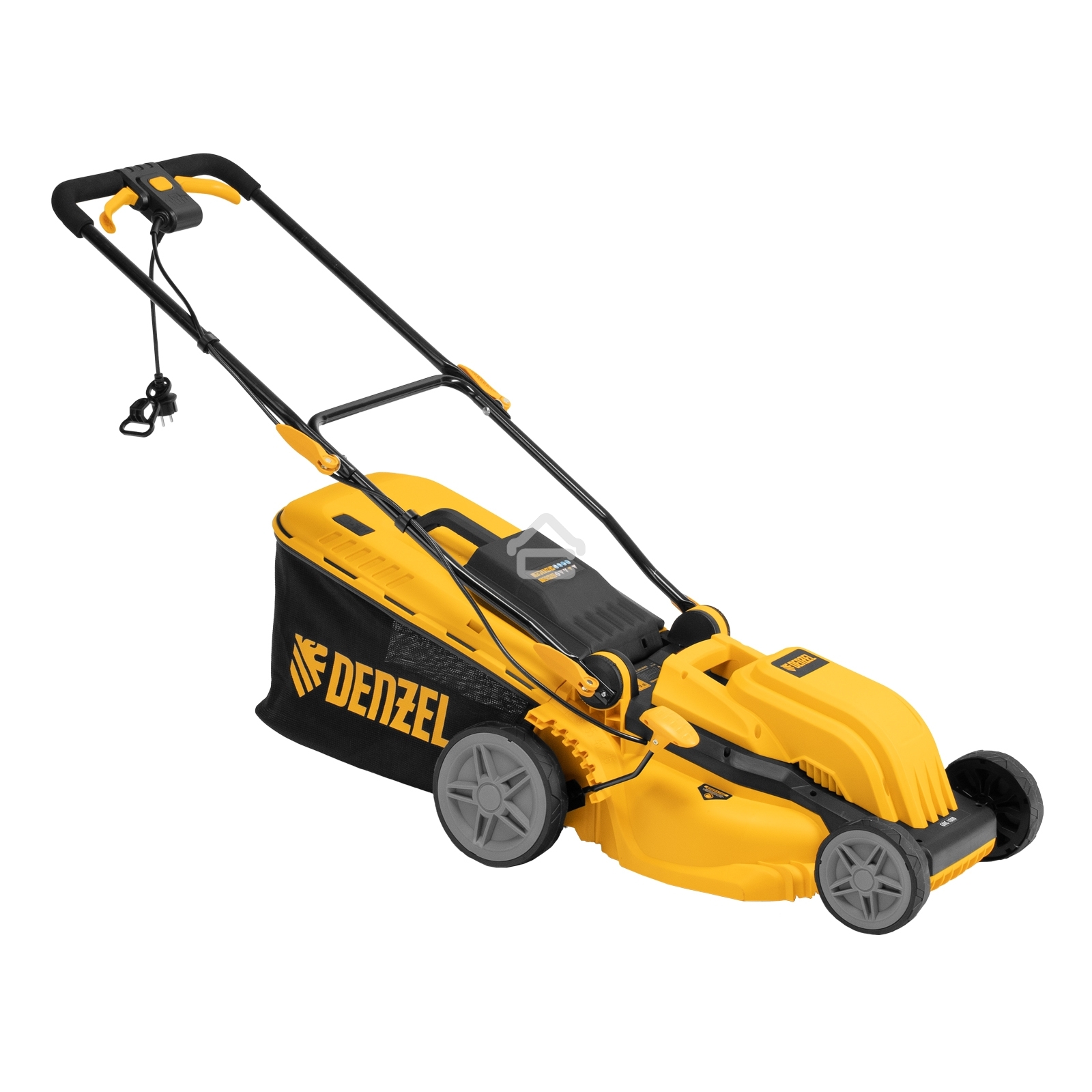 Газонокосилка электрическая Denzel GMC-1800, шир. 38см, 1800 Вт, 6 уров., травосб. 35 л