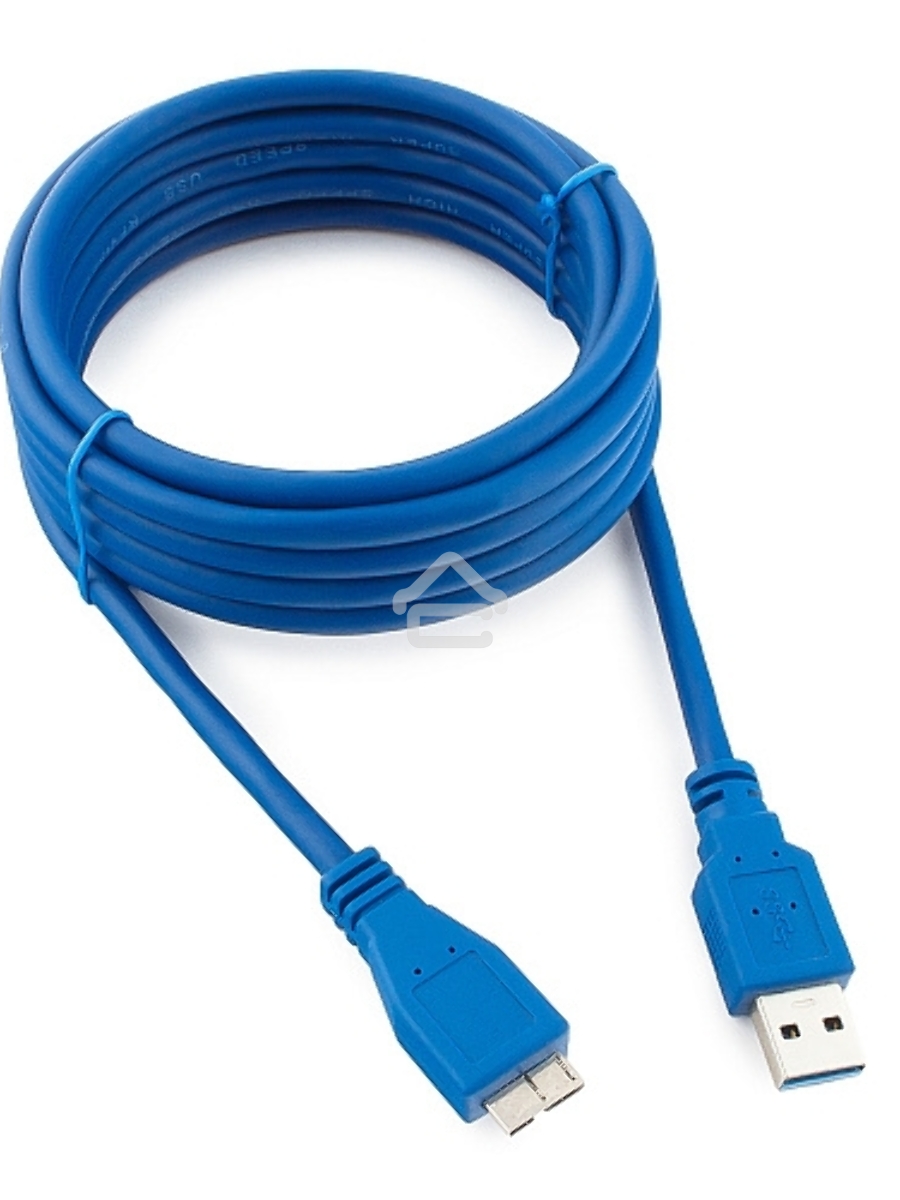Кабель Gembird PRO CCP-mUSB3-AMBM-10, USB 3.0 кабель для соед. 3м А-microB (9 pin) позол.конт., пакет