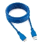 Кабель Gembird PRO CCP-mUSB3-AMBM-10, USB 3.0 кабель для соед. 3м  А-microB (9 pin)  позол.конт., пакет 