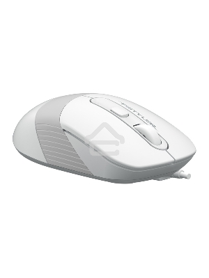 Мышь проводная A4Tech Fstyler FM10 белый/серый, 1600 dpi, USB, кнопки - 4