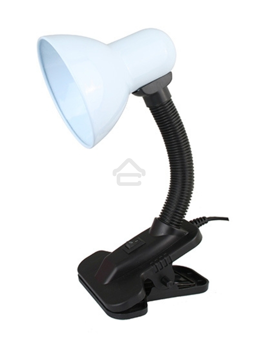 Светильник Ultraflash UF-320 C01 (12361) настольный на прищепке E27 белый 60Вт