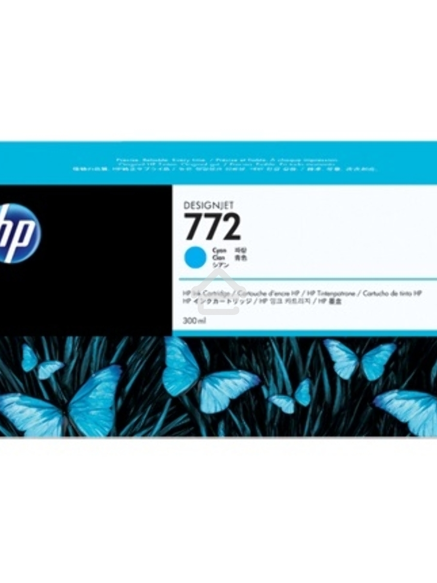 Картридж струйный HP №772 CN636A голубой для HP DJ Z5200 (300мл)