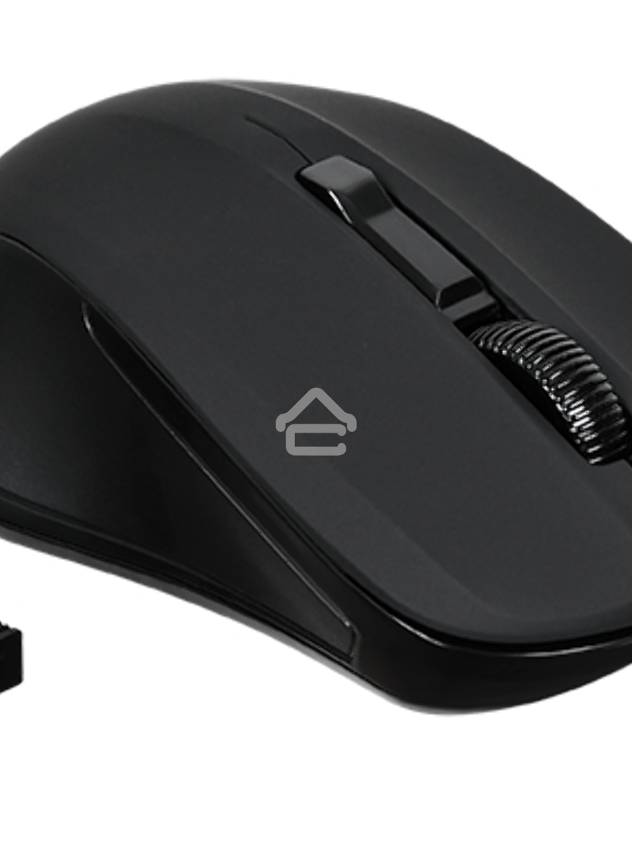 Мышь беспроводная Acer OMR010 черный, 1200 dpi, радиоканал, USB, кнопки - 3