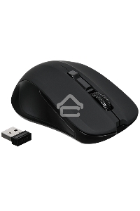 Мышь беспроводная Acer OMR010 черный, 1200 dpi, радиоканал, USB, кнопки - 3