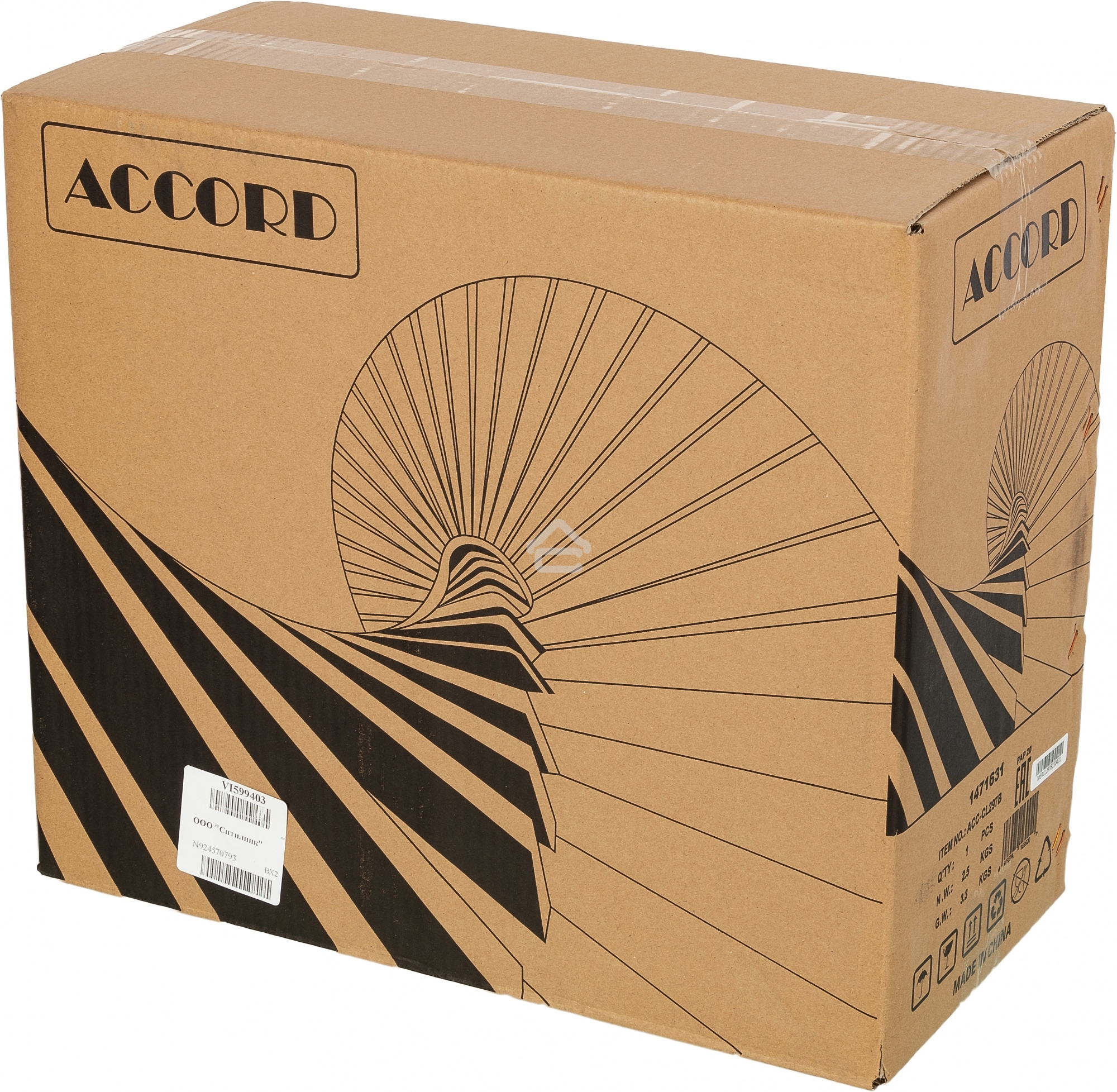 Компьютерный корпус Accord ACC-CL297B черный без БП ATX 1x120мм 2xUSB2.0 1xUSB3.0 audio