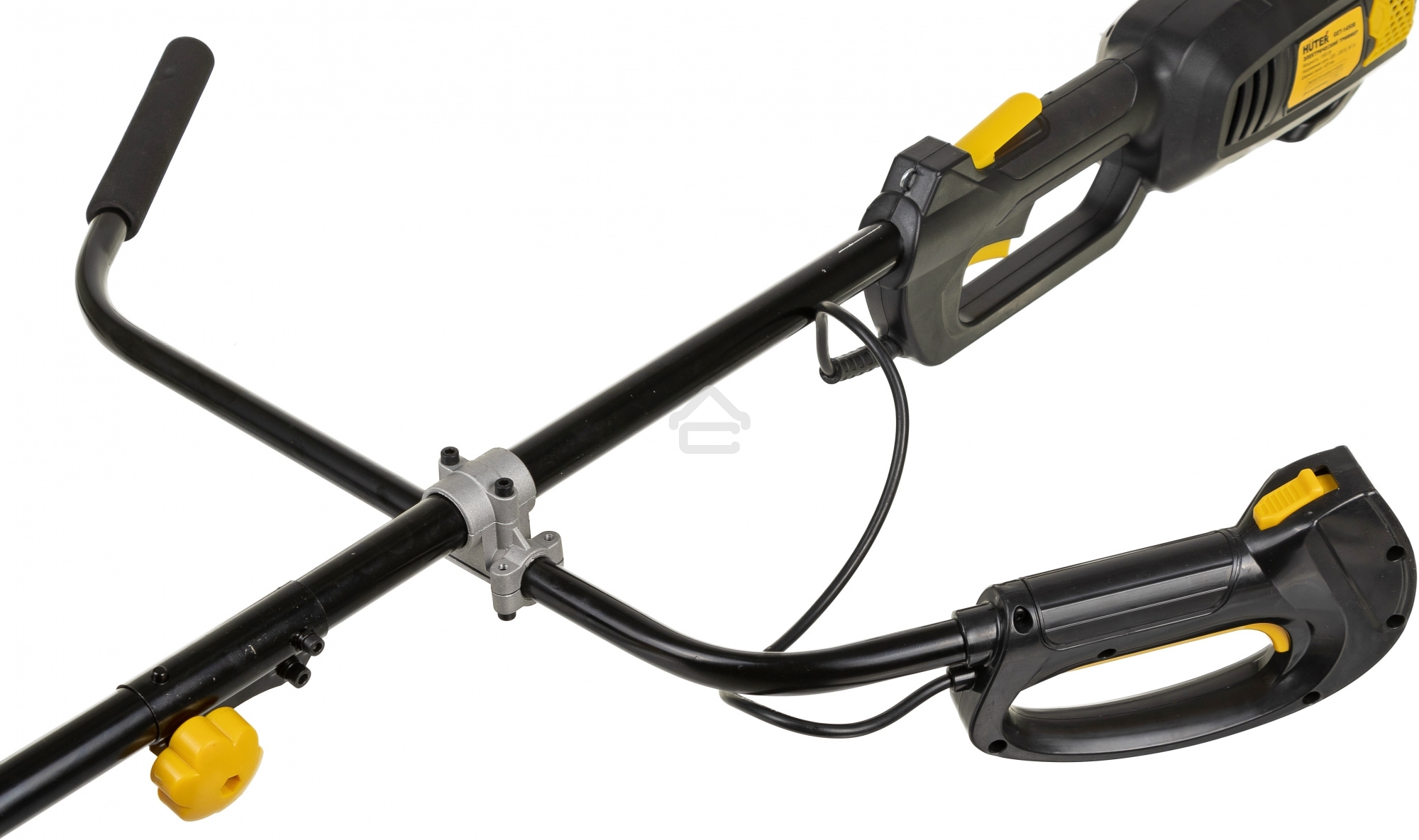Триммер электрический Huter GET-1450В 1500Вт разбор.штан. реж.эл.:леска/нож