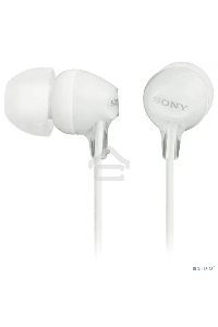 Наушники Sony  MDR-EX15APW Новые базовые наушники-гарнитура внутриканального типа  белого а.