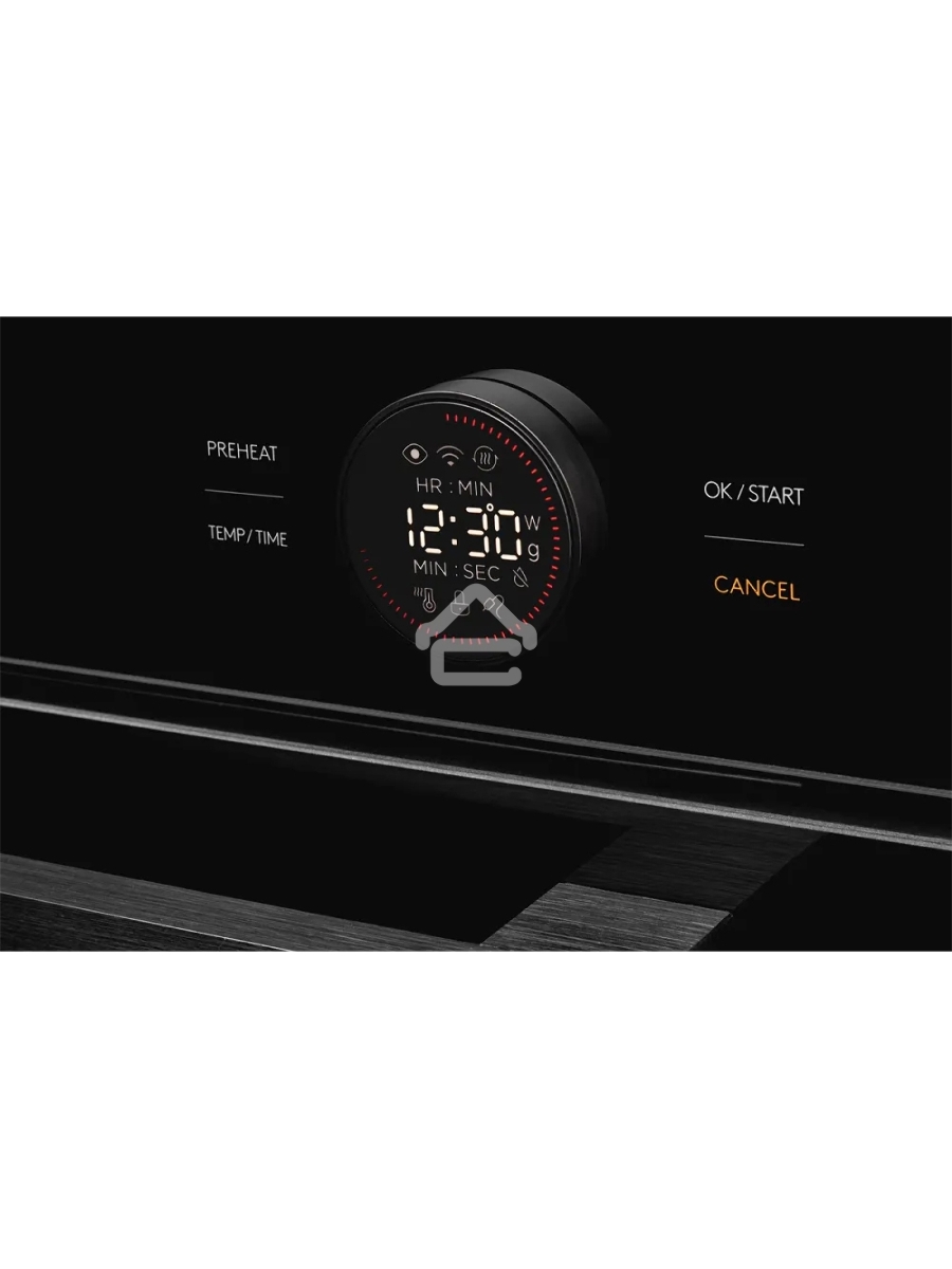 Встраиваемый духовой шкаф Kuppersberg KMW 612 Black с СВЧ, 45 см, 50л, 12 режимов, гидролизная очистка, черный