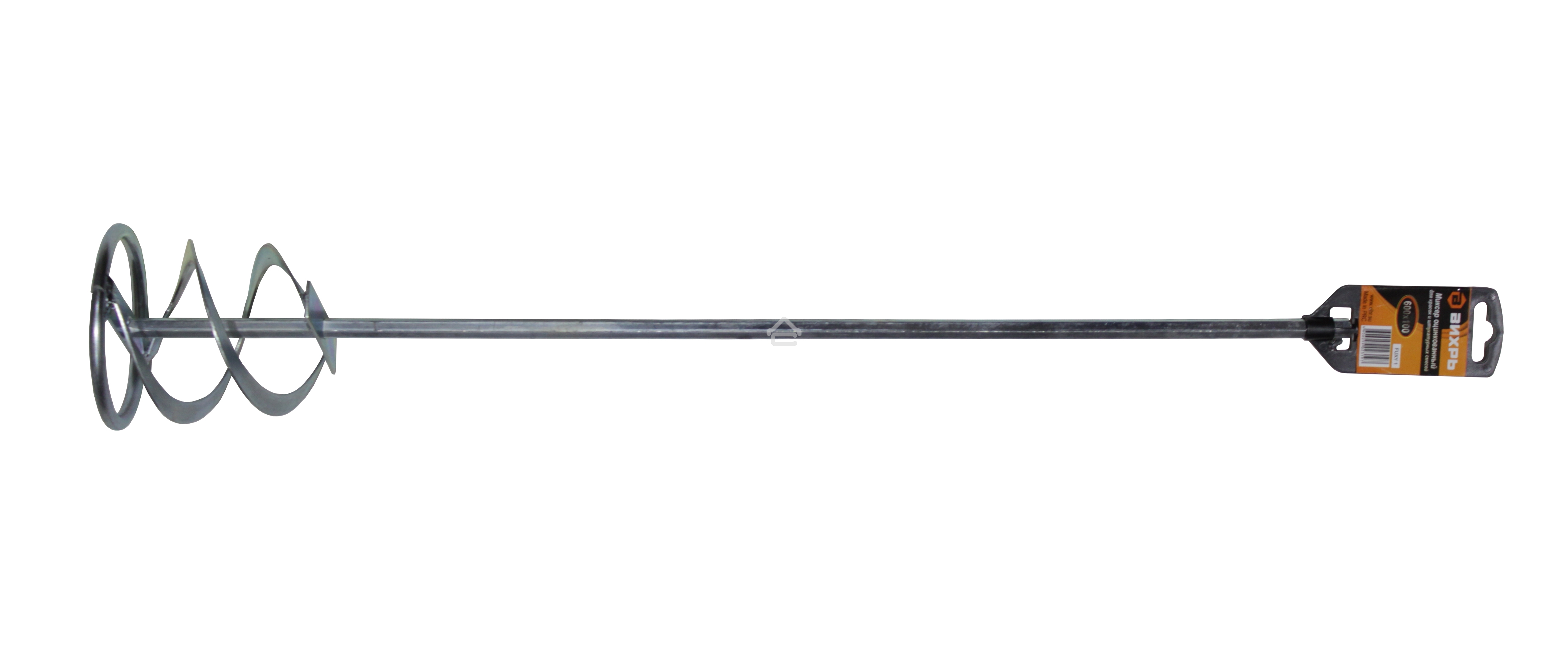 Миксер оцинкованный 600х100 мм для красок и штукатурных смесей