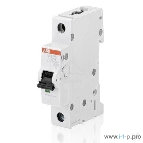 Выключатель автоматический модульный 1п C 10А 6кА S201 ABB 2CDS251001R0104