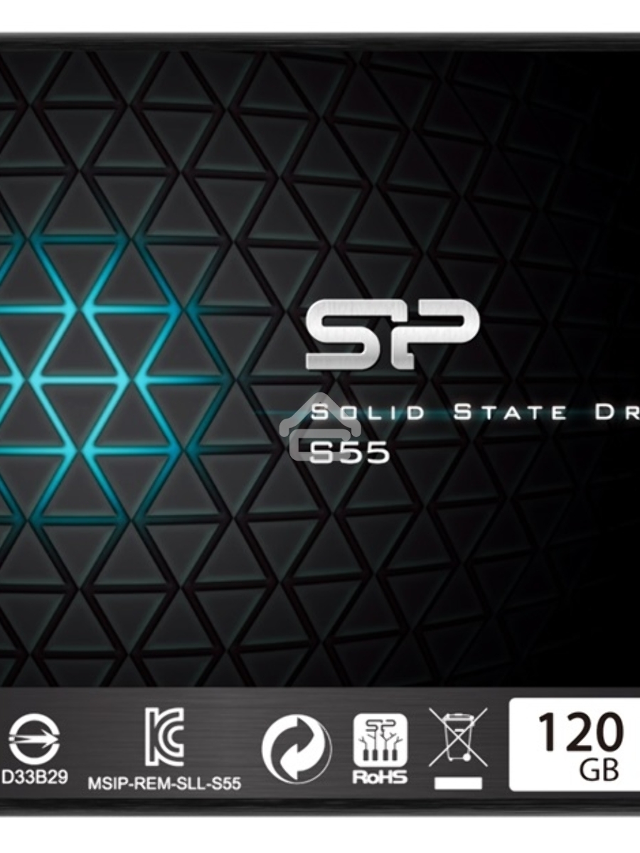 Накопитель SSD Silicon Power Slim S55, 120GB, SATA III, 2.5