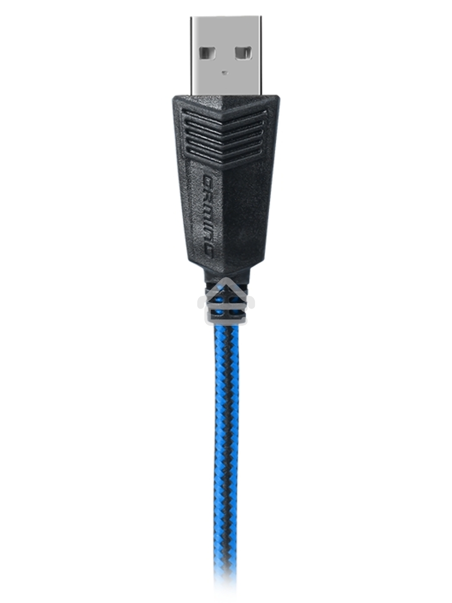 Гарнитура SVEN AP-U980MV, черный-синий (USB, LED, 7.1, 2.2m)