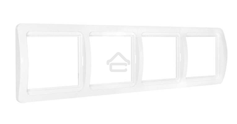 Рамка 4-м Валери гор. бел. UNIVersal ВР004Г