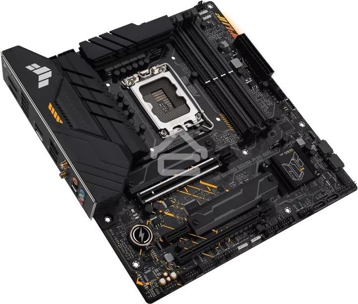 Материнская плата ASUS TUF GAMING B660M-PLUS WIFI, LGA 1700, Intel B660, 4xDDR5, 4xSATA, 2xM.2, 1xPCIe 5.0 x16, 1xPCIe 3.0 x4, 1xPCIe x1, 1xDP, 1xHDMI, 1x 2.5Gb LAN, 4xUSB-A 3.2 Gen 2, 1xUSB-A 3.2 Gen 1, 2xUSB 2.0, 1xUSB-C 3.2 Gen 2x2, 5x3.5 мм, 7.1, mATX