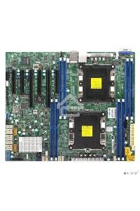 Серверная материнская плата Supermicro MBD-X11DPL-I-B, 2xLGA 3647, Intel C621, 8xDDR4, 10xSATA, 2xPCI-E 3.0 x16, 3xPCI-E 3.0 x8, 1xPCI-E 3.0 x4, 1xM.2, 2x1Gb LAN, 4xUSB 2.0, 3xUSB 3.2 Gen 1, 1xVGA, 1xCOM, 1xTPM, ATX
