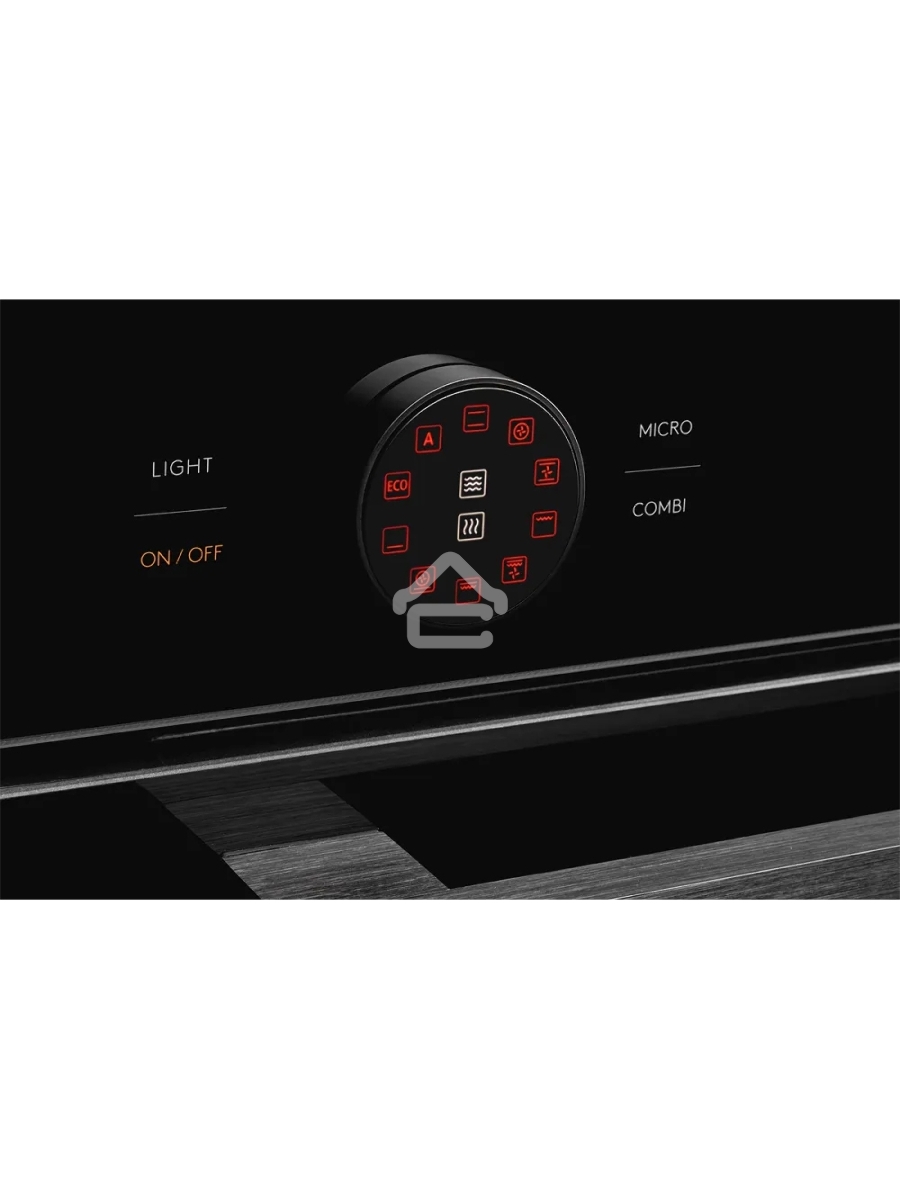 Встраиваемый духовой шкаф Kuppersberg KMW 612 Black с СВЧ, 45 см, 50л, 12 режимов, гидролизная очистка, черный