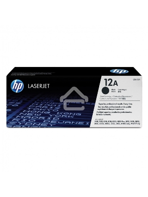 Картридж лазерный HP Q2612A черный для LaserJet 1010/1018/1020/1012/1015/3015/3020/3030 (2000стр.)