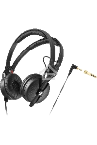Наушники Sennheiser HD 25 накладные закрытые 16-22000Гц 1.5м отсоединяемый кабель 3.5мм/6.3мм 120дБ 70Ом