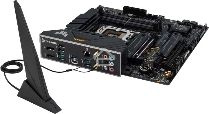 Материнская плата ASUS TUF GAMING B660M-PLUS WIFI, LGA 1700, Intel B660, 4xDDR5, 4xSATA, 2xM.2, 1xPCIe 5.0 x16, 1xPCIe 3.0 x4, 1xPCIe x1, 1xDP, 1xHDMI, 1x 2.5Gb LAN, 4xUSB-A 3.2 Gen 2, 1xUSB-A 3.2 Gen 1, 2xUSB 2.0, 1xUSB-C 3.2 Gen 2x2, 5x3.5 мм, 7.1, mATX