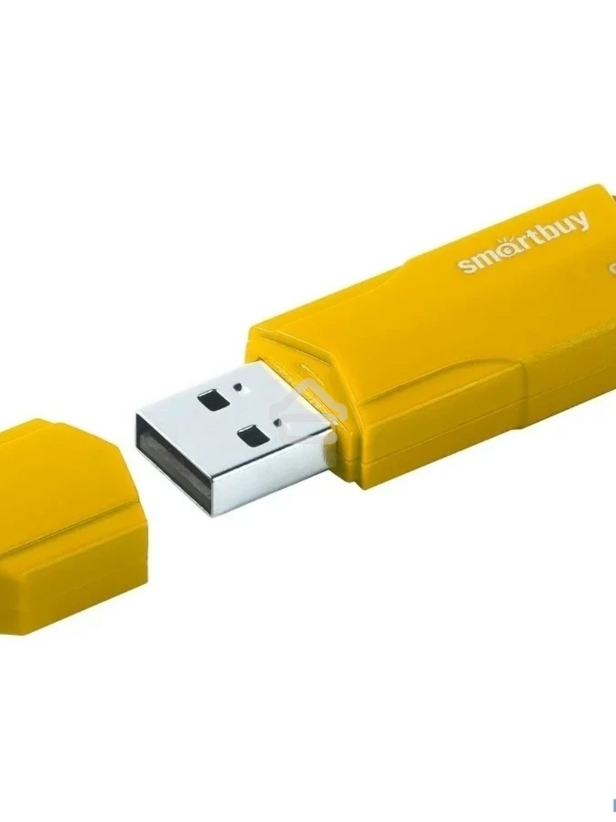 Флеш диск SmartBuy 4GB CLUE Yellow (SB4GBCLU-Y)