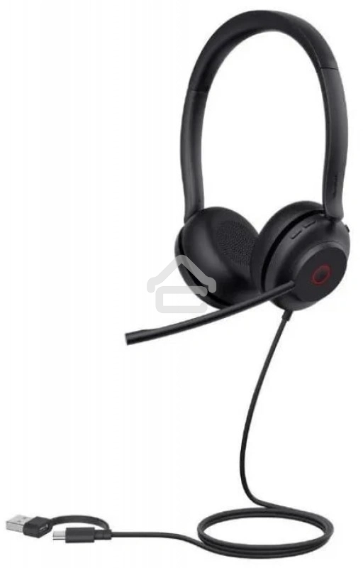 Гарнитура проводная Yealink UH35 UH35 Dual UC USB-C/A 1308164