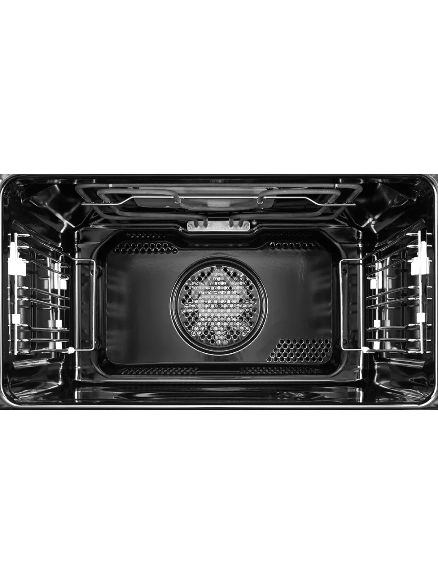 Встраиваемый духовой шкаф Kuppersberg KMW 612 Black с СВЧ, 45 см, 50л, 12 режимов, гидролизная очистка, черный