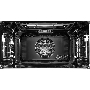 Встраиваемый духовой шкаф Kuppersberg KMW 612 Black с СВЧ, 45 см, 50л, 12 режимов, гидролизная очистка, черный