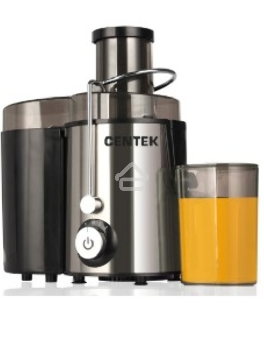 Соковыжималка Centek CT-1209 нержавеющая сталь/черный, 600 Вт