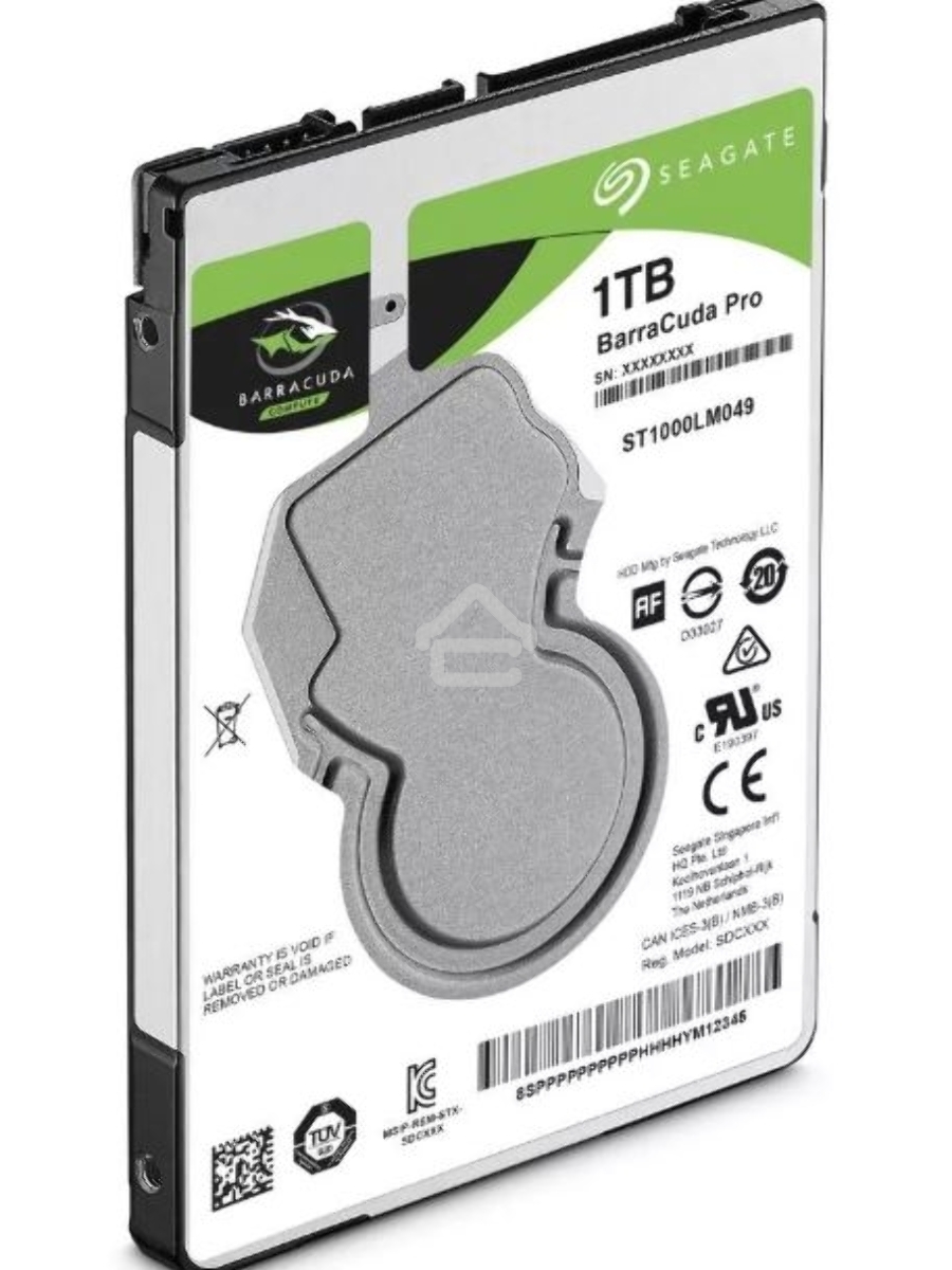 Жесткий диск Seagate HDD Mobile Barracuda25 Guardian (2.5'/ 1TB/ SATA 6Gb/s/ rmp 7200)