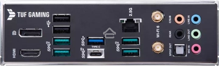 Материнская плата ASUS TUF GAMING B660M-PLUS WIFI, LGA 1700, Intel B660, 4xDDR5, 4xSATA, 2xM.2, 1xPCIe 5.0 x16, 1xPCIe 3.0 x4, 1xPCIe x1, 1xDP, 1xHDMI, 1x 2.5Gb LAN, 4xUSB-A 3.2 Gen 2, 1xUSB-A 3.2 Gen 1, 2xUSB 2.0, 1xUSB-C 3.2 Gen 2x2, 5x3.5 мм, 7.1, mATX