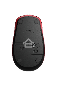 Мышь беспроводная Logitech M190 черный/красный, 1000 dpi, радиоканал, USB, кнопки - 3