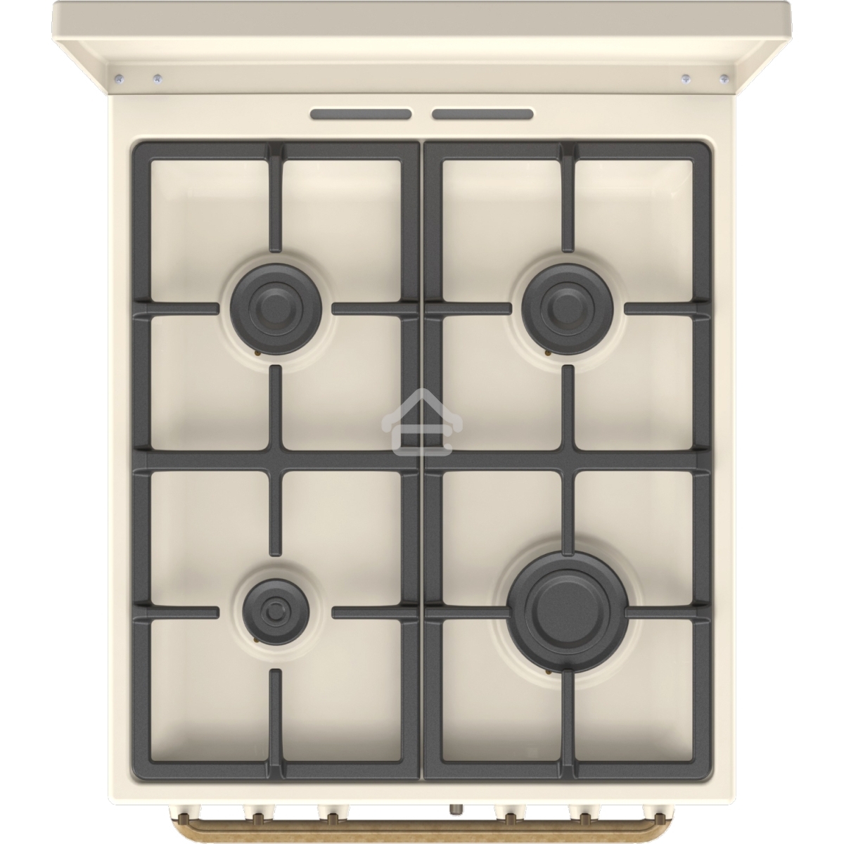 Плита комбинированная Gorenje GKS5B70CLI бежевый, конфорок 4 газовых, духовка 70 л, 50 см x 85 см x 59.4 см