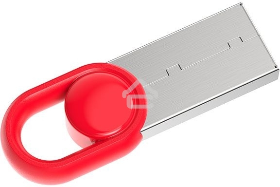 Флешка USB Netac UM2 (NT03UM2N-128G-32RE), 128Gb, USB 3.0, R/W 130/50, серебристый/красный