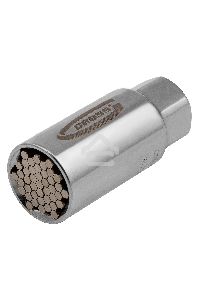Головка торцевая GROSS многоразмерная CrV 6-21мм под квадрат 3/8