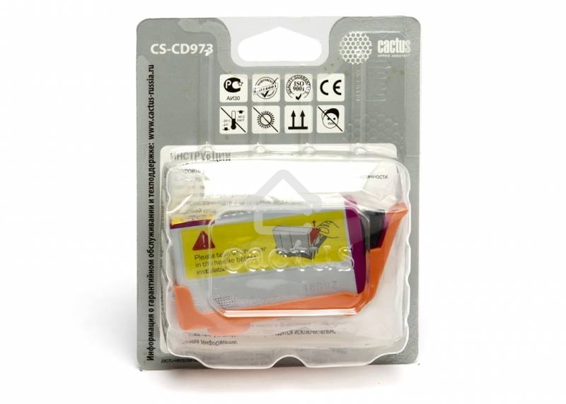 Картридж струйный Cactus CS-CD973 №920XL пурпурный (14.6 мл.) для HP Officejet 6000/6500/7000/7500