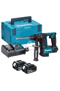 Перфоратор акк MAKITA DHR171RTJ  SDS+, 18В, 2х5Ач, Li-ion, 2реж, 1.2Дж, 0-4800у\м, подсветка