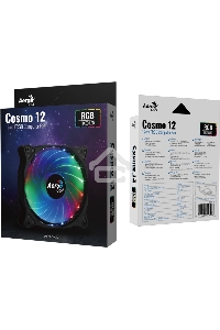 Вентилятор Aerocool / Formula Cosmo 12 черный, 120 мм, 1000 об/мин, 23.9 дБ, 4 pin