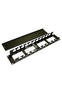 Монтажное оборудование Hyperline CM-2U-ML-COV Кабельный организатор с металлическими кольцами и крышкой, 19
