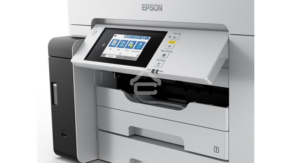 МФУ струйный EPSON M15180 (C11CJ41408), A3+, ч/б, печ. до 25 стр/мин., скан. до 26 стр/мин., 4800 x 1200 dpi (печать) 1200x1200dpi, USB, RJ-45, Wi-Fi, Air Print
