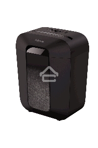 Шредер Fellowes PowerShred LX50 черный (секр.P-4)/перекрестный/9лист./17лтр./скрепки/скобы/пл.карты