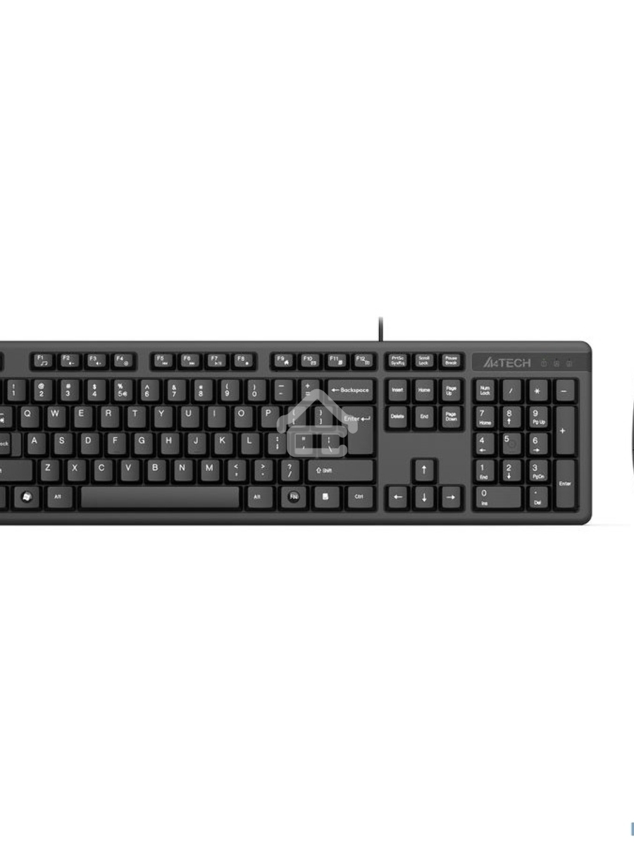 Клавиатура + мышь A4Tech KK-3330 клав:черный мышь:черный USB
