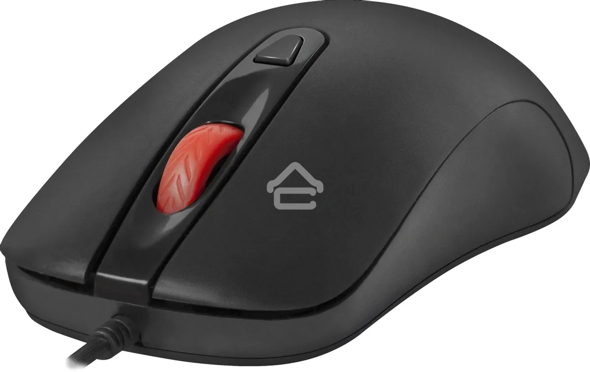 Мышь проводная Defender Omega MB-522 черный, 1600 dpi, USB, кнопки - 4