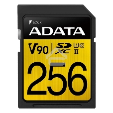Флеш карта SD ADATA 256Gb ADATA Premier ONE SDXC Class 10 UHS-II U3 V90 275MB/s