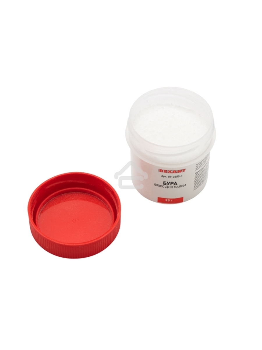 Флюс для пайки Rexant, БУРА, 20 г, банка, блистер